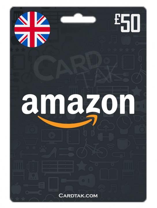 گیفت کارت آمازون 50 پوندی انگلیس (UK)